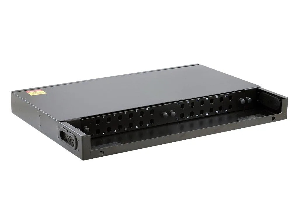 24-Port Rackmount ST-Simplex F/O P.Panel