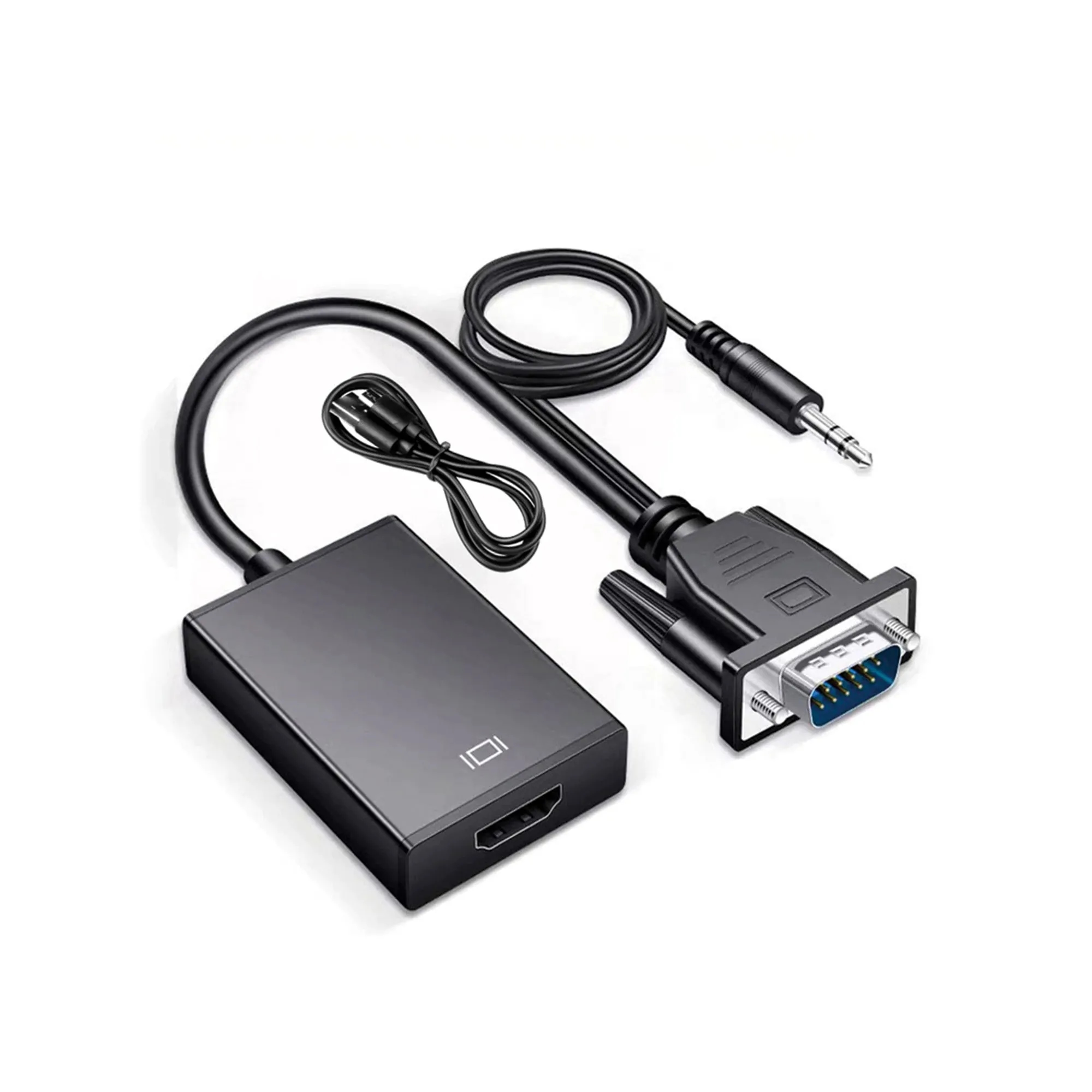 VGA+USB to HDMI Converter Cable with Audio