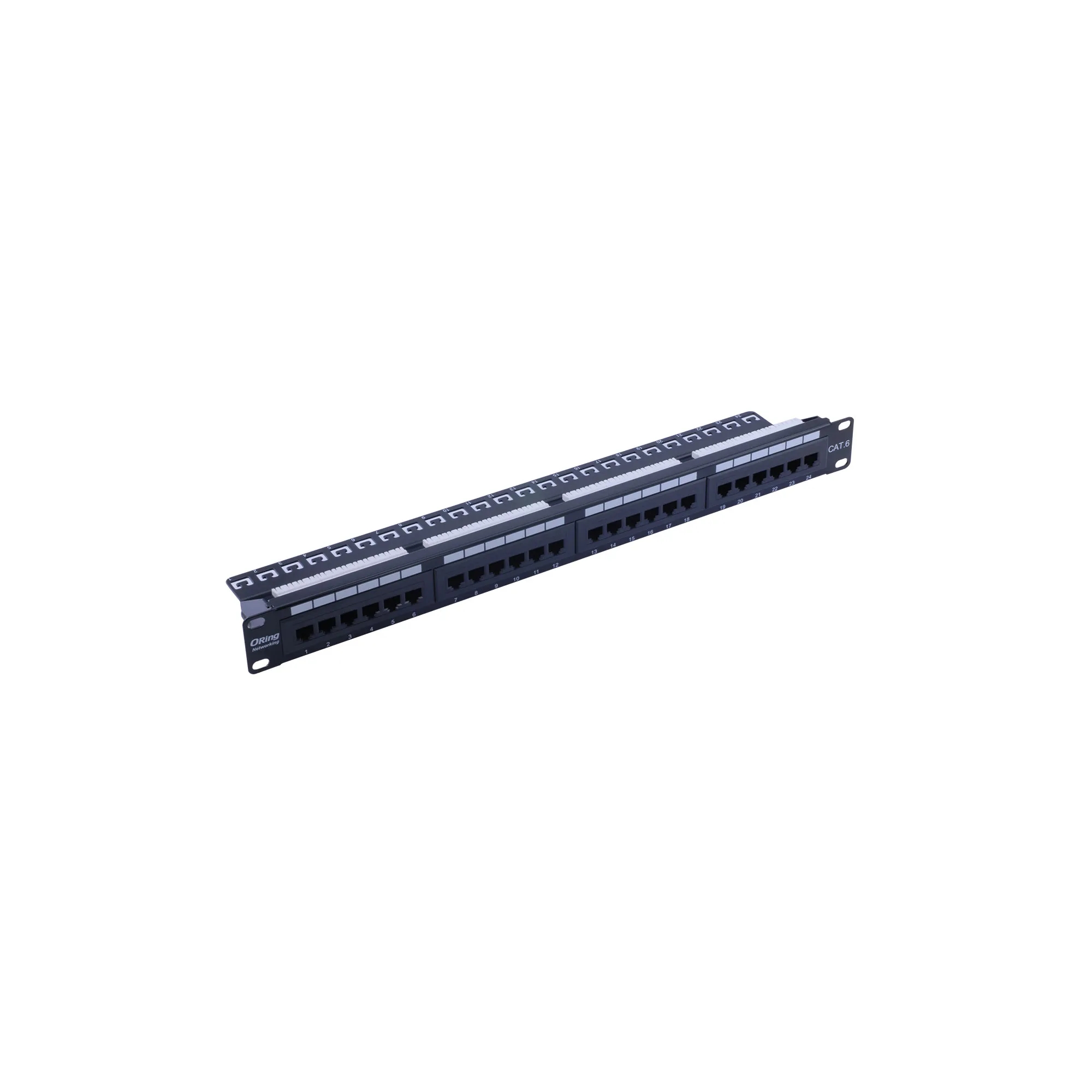 UTP CAT6 24 Port 1U Patch Panel - Straight