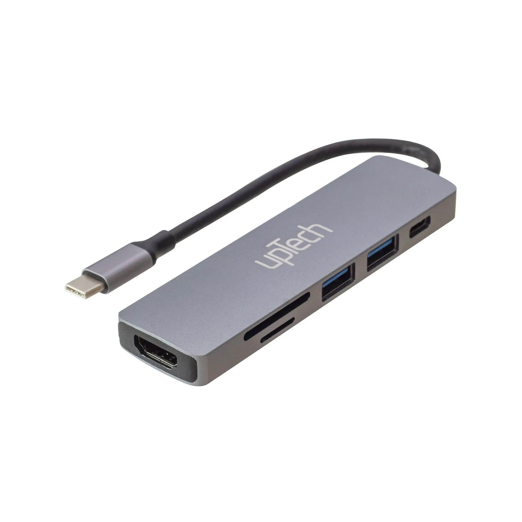 USB Type-C to USB 3.0*2 + SD/TF+Audio + PD Charger