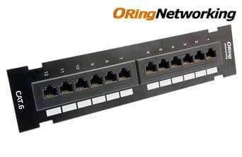 UTP Cat6 12 Port Vertical Patch Panel