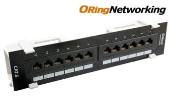 UTP Cat6 12 Port Vertical Patch Panel 3