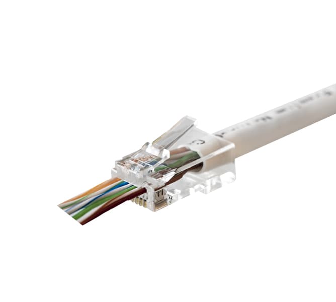 Oring CAT6 U/UTP EZ Snap In Modular Plug 3U" 3