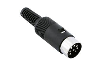 8 Pin DIN Erkek Konnektör