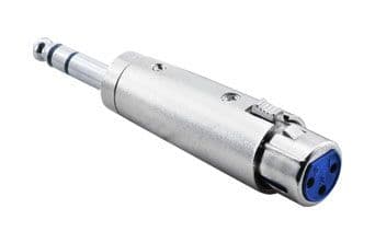 3 Pin XLR Dişi - 6.3mm Stereo Erkek Konnektör