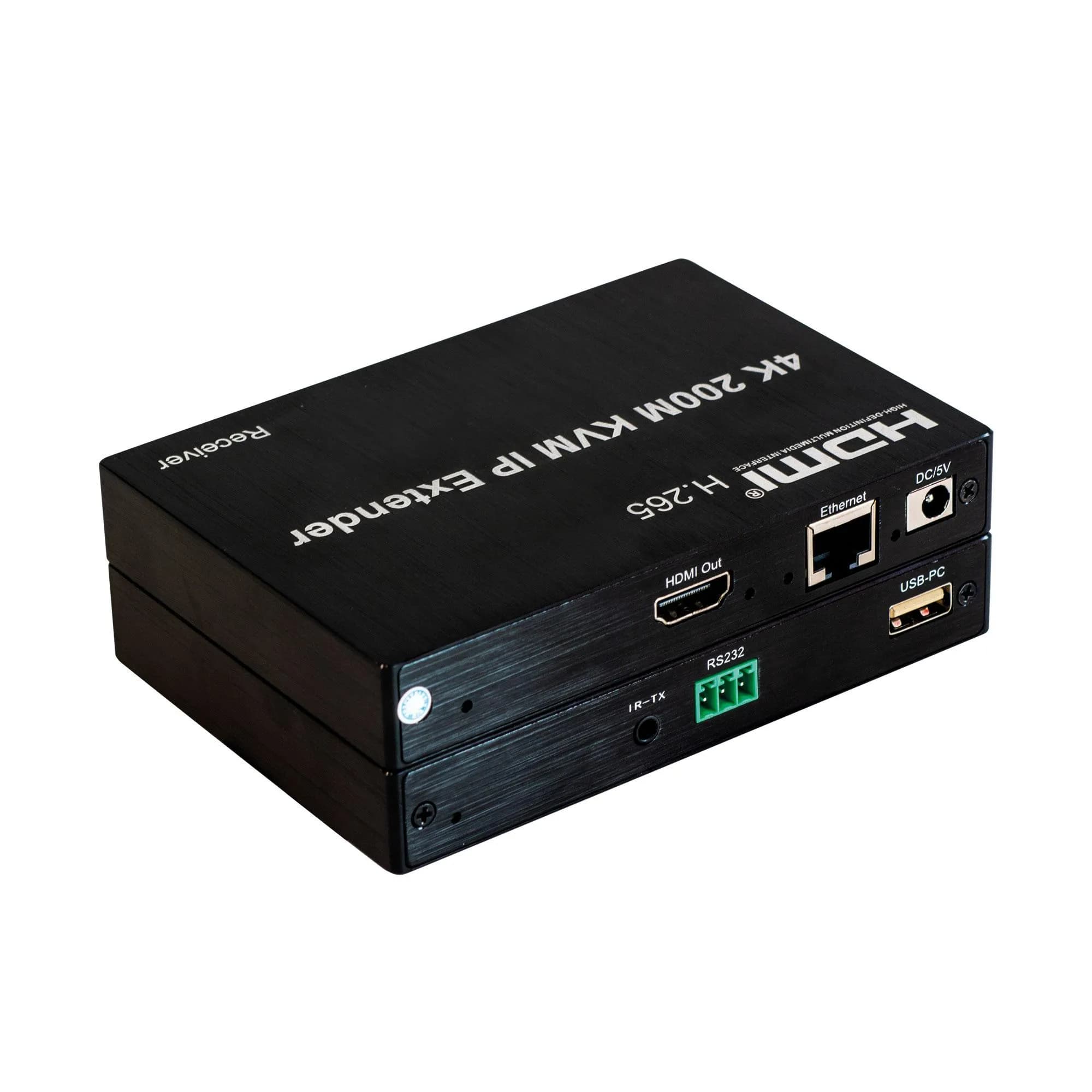 Ultra HD 4K HDMI KVM over IP Extender  H.265- 200m