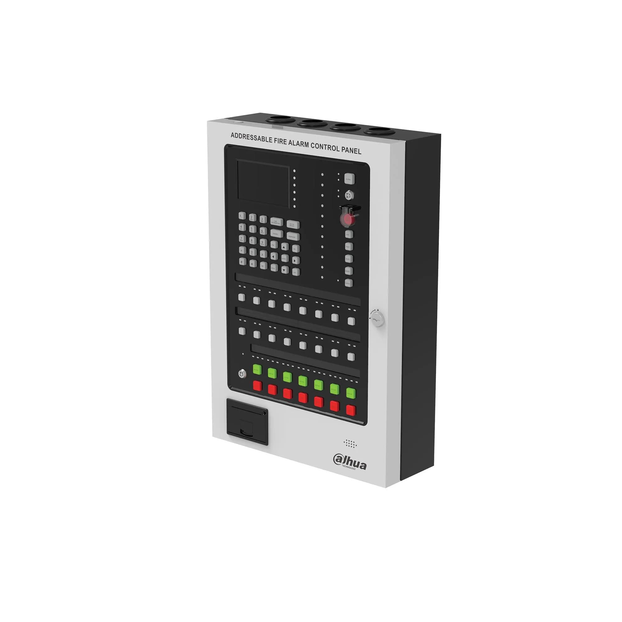 Adreslenebilir 2-Loop Yazıcılı Yangın Alarm Kontrol Paneli 3