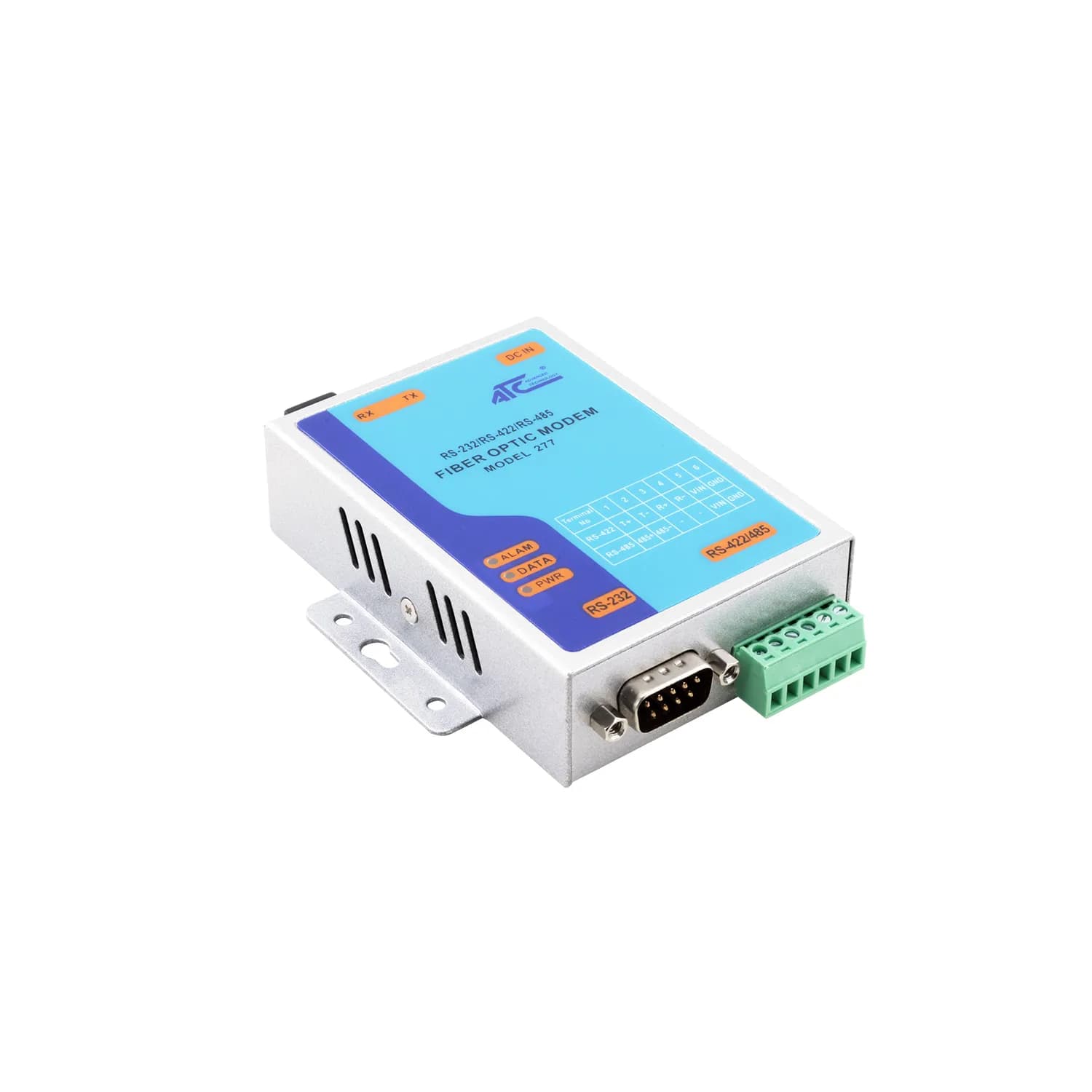 RS232/422/485 to Multi-Mode Fiber Optic Converter 2