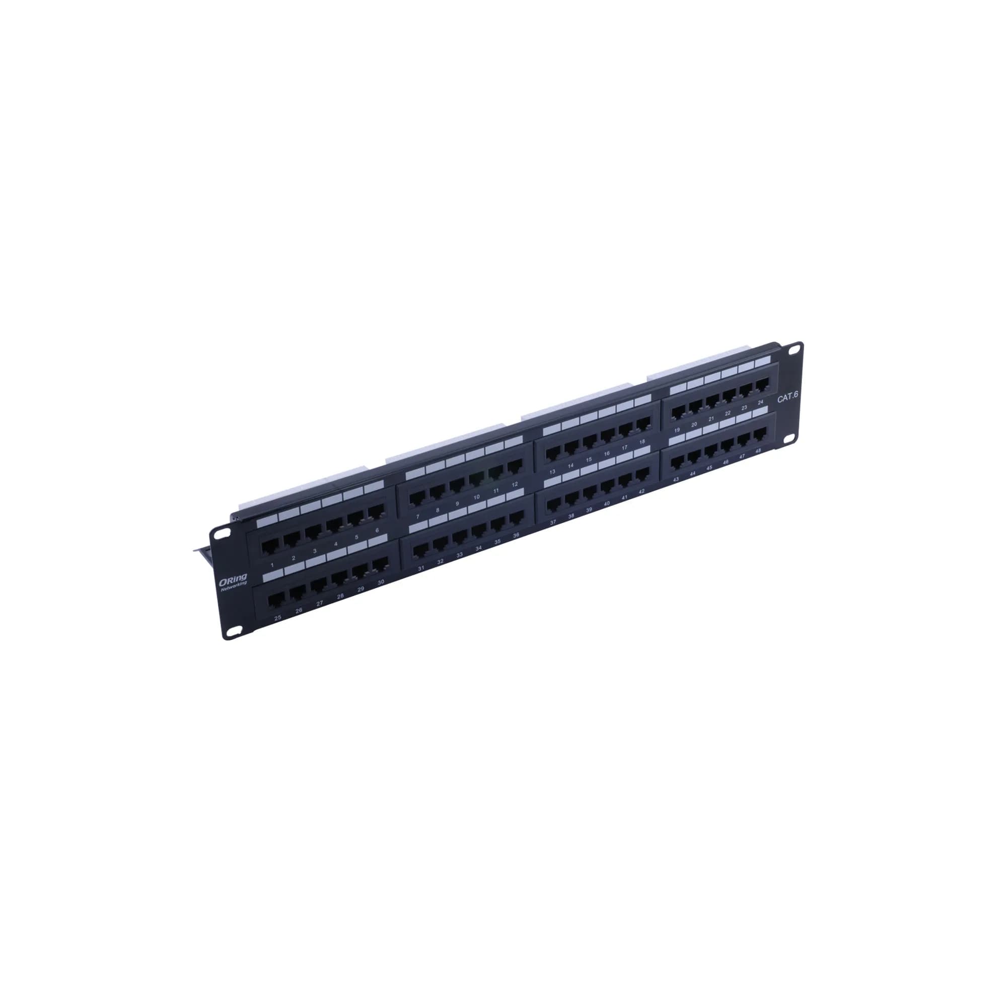 UTP CAT6 48 Port 1U Patch Panel - Straight