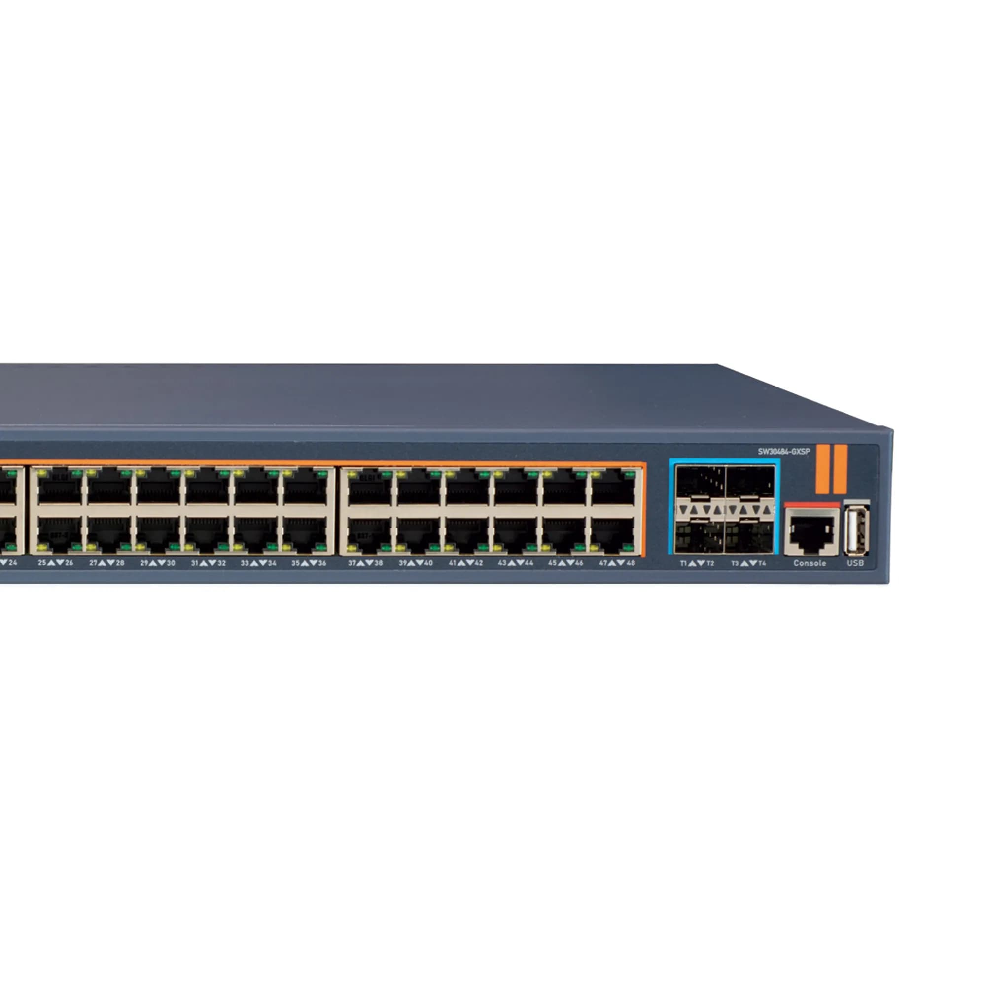 L3 Yönetilebilir 48 Portlu 10/100/1000M PoE RJ45 Portları + 4 Portlu 10G SFP+ 500W PoE Ethernet Switch 2