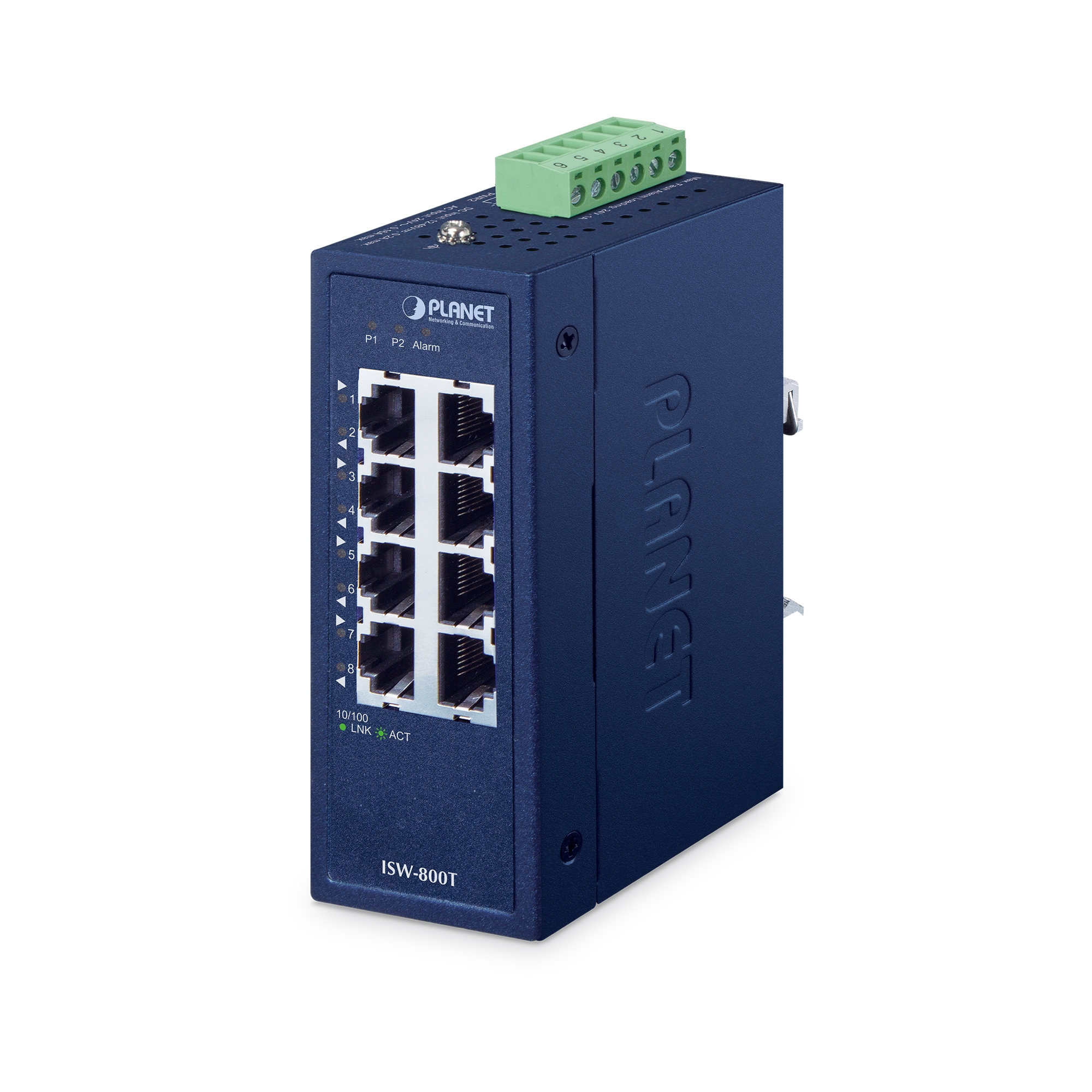 Endüstriyel 8-Port 10/100TX Kompakt Ethernet Anahtarı