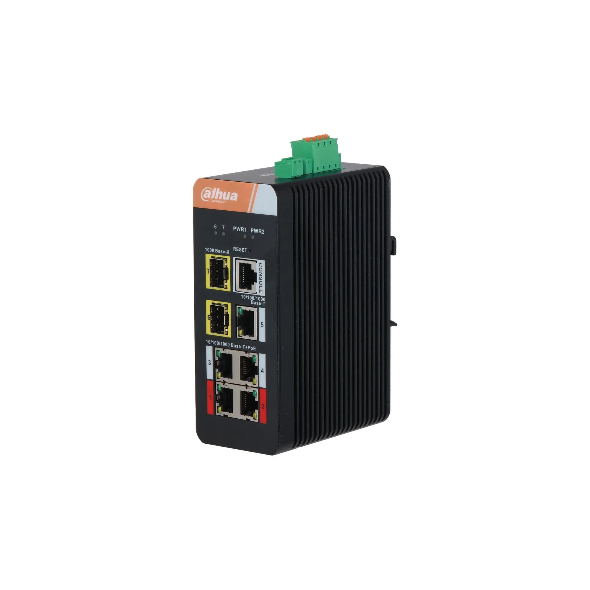 4 Port Gigabit PoE Endüstriyel Switch