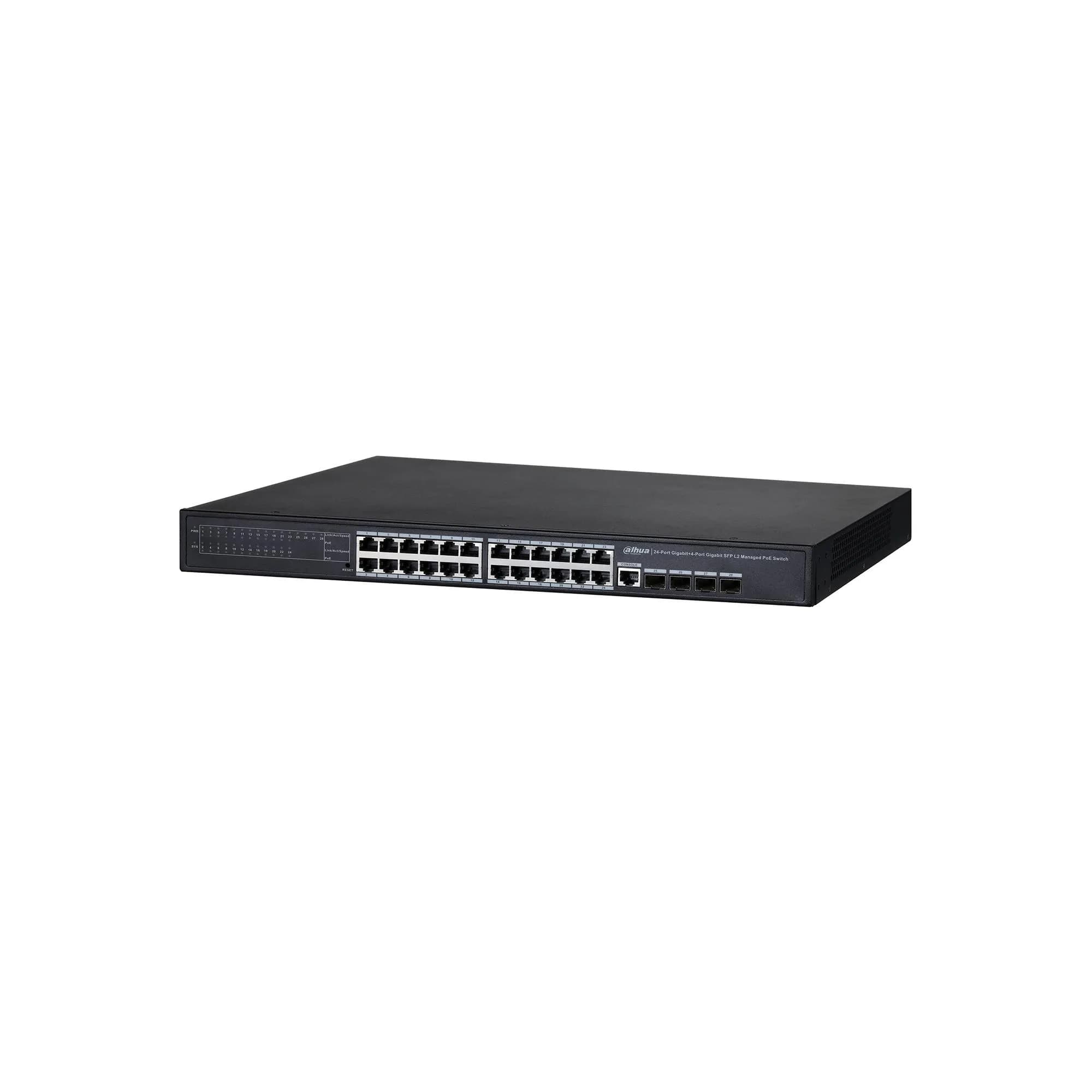 24 Portlu PoE Yönetilebilir Gigabit Switch