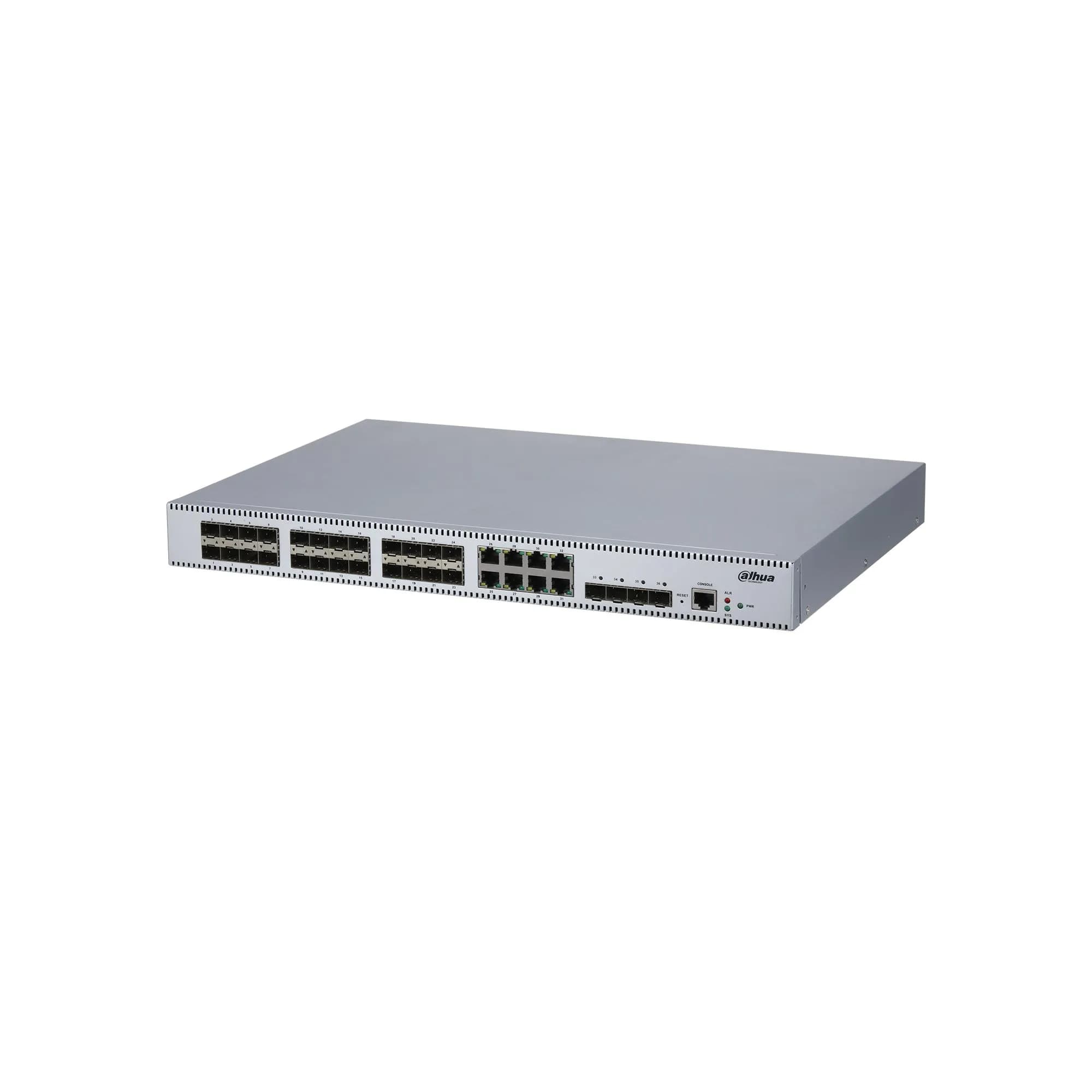 36 Portlu L2+ Yönetilebilir Gigabit Switch ile 4 Portlu 10G SFP+